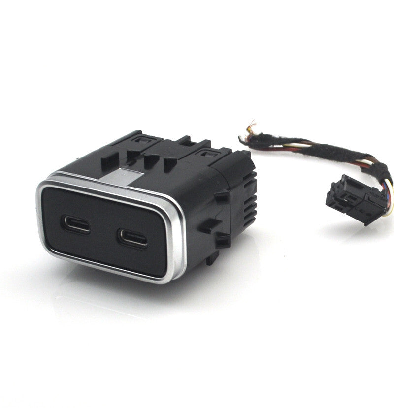 TypeC USB charger Port Socket Plug Rear Centre Console for Mercedes GLE GLS W167 v