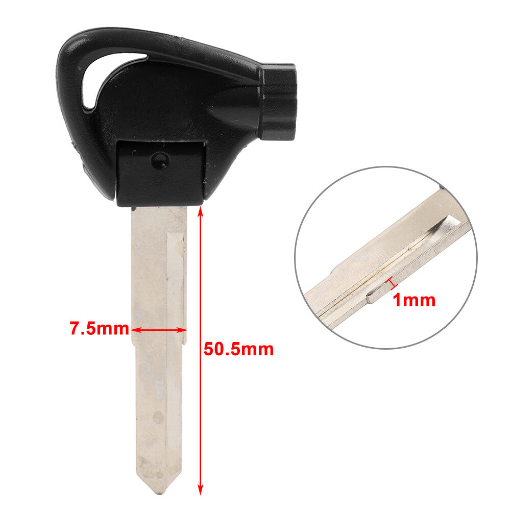 Left Ignition Key Blank Uncut Blade Red FITS Fit for Yamaha Motorbike Scooter Q