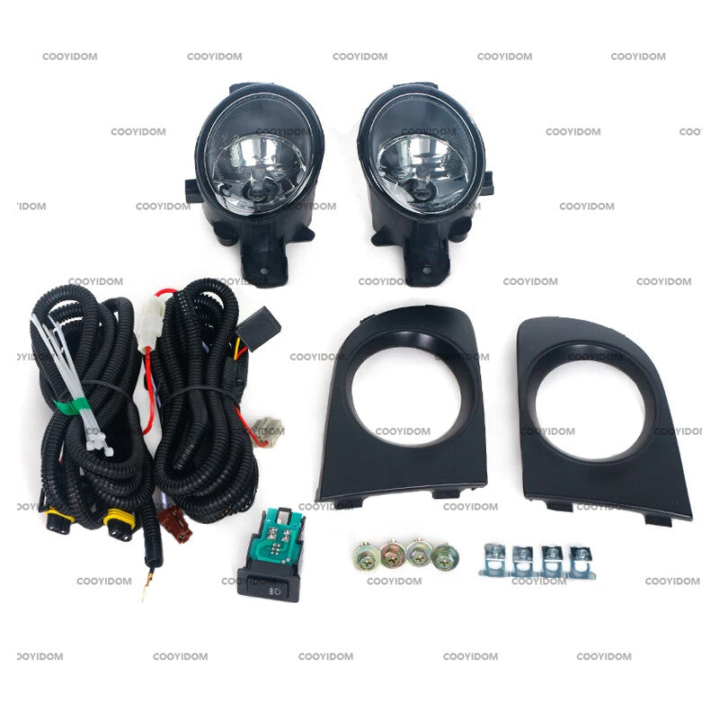 1 Pair Front Bumper Fog Lamp set Halogen Light For Sentra Sunny 2004-2008 v