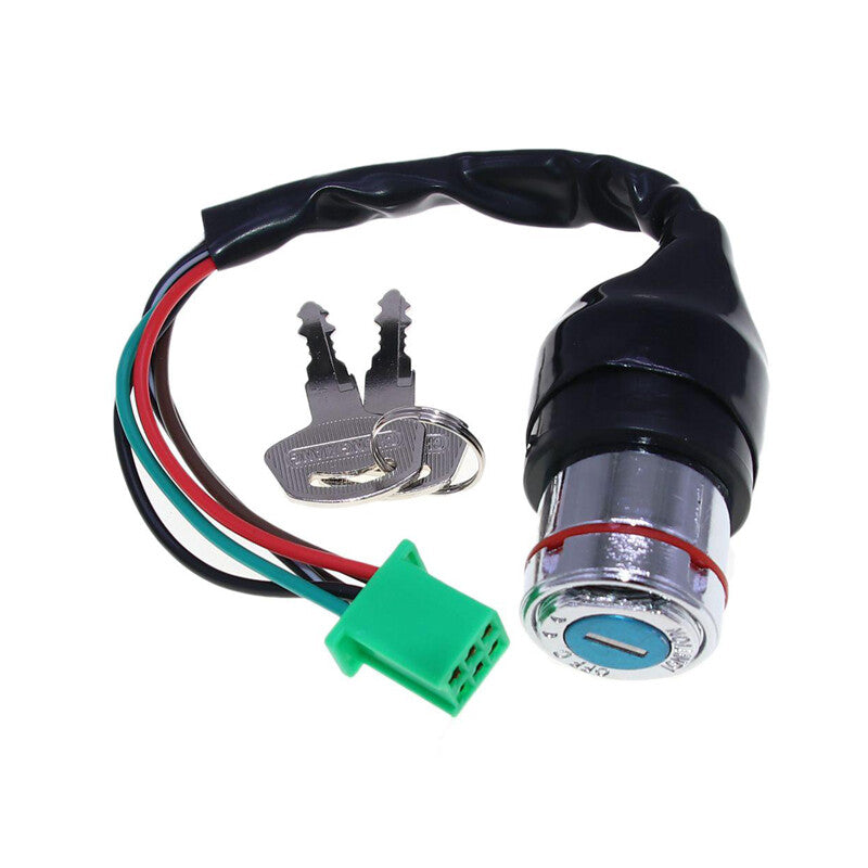 6 Wire Motorcycle Ignition Key Switch w/ 2 Keys For 50CC 90CC 110CC 125cc 1PC v