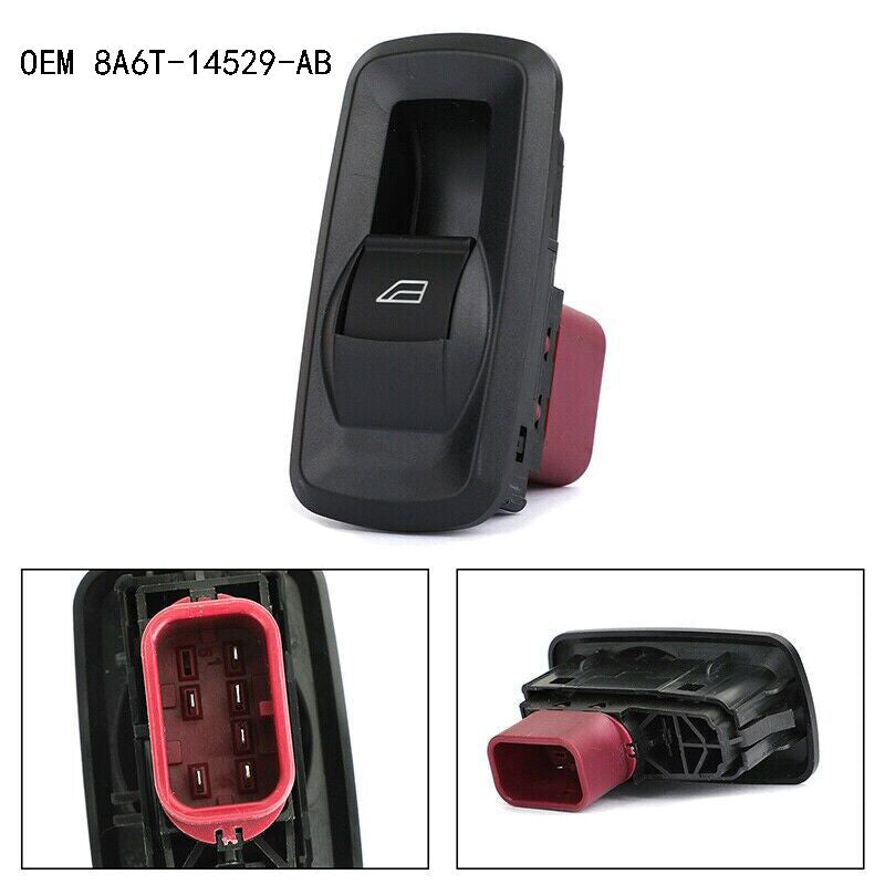 For Fiesta VI 1.25 1.4 1.6 Window Control Switch 8A6T14529AA 8A6T-14529-AA NEW