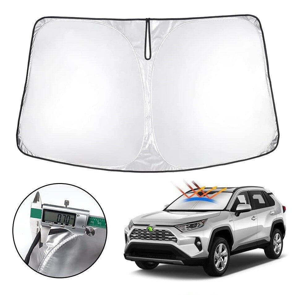 Suitable for 2019-2024 RAV4 windshield sunshade and UV protection cover. n