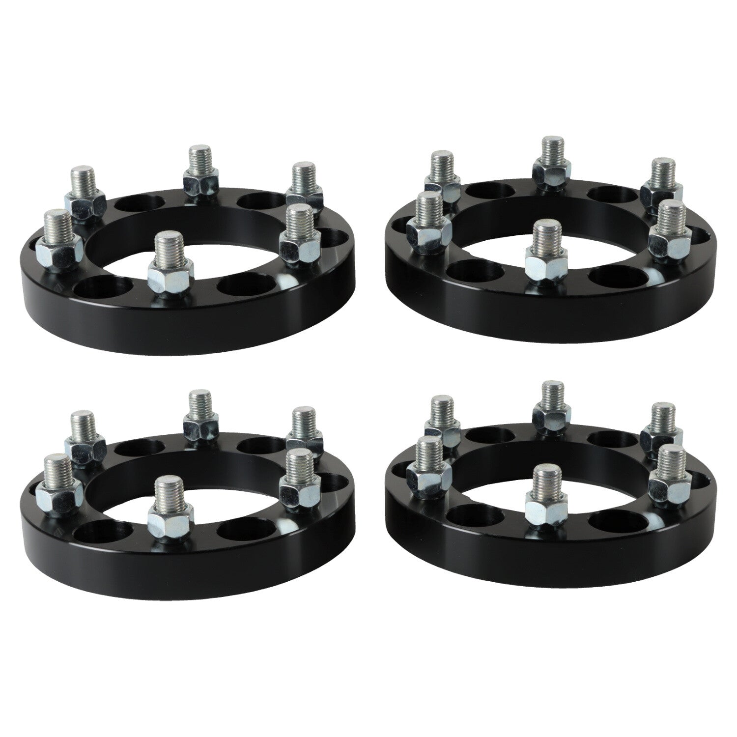 4 1 Inch 6 Lug Fits for Chevy GM Wheel Spacers Adapters | 6x5.5 to 6x5.5 14x1.5 n