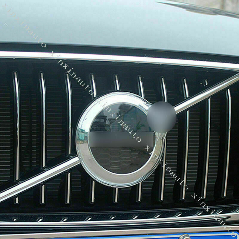 for Volvo S60 2019-2023 Front Bumper Grille Molding Trim Badge Cover Transparent