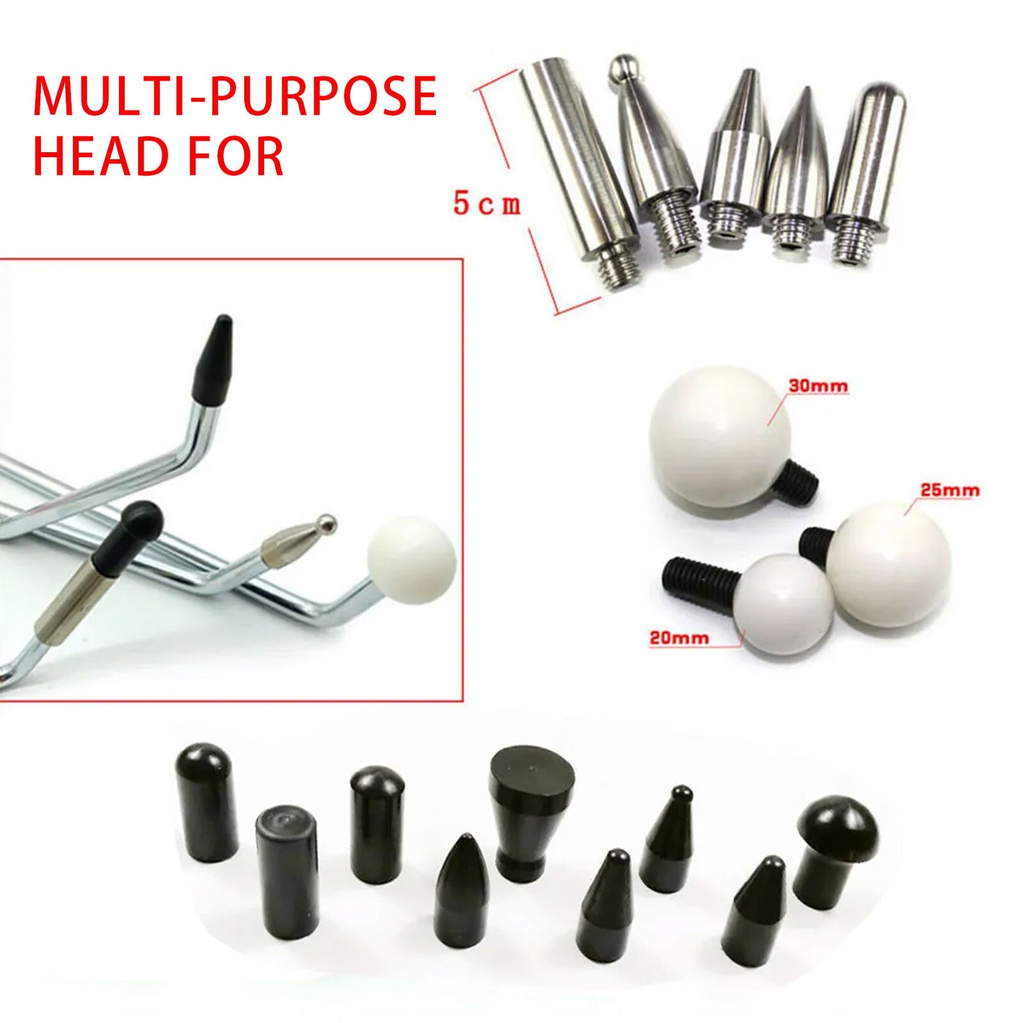 Auto Dent Smooth Repair Kit Car Fender Damage Repair ToolsFlat Bar SetpN