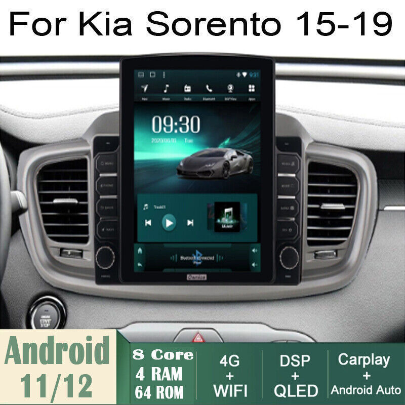 Car Android GPS Navigation for Kia Sorento 15-19 radio carpaly audio Wifi 9.7