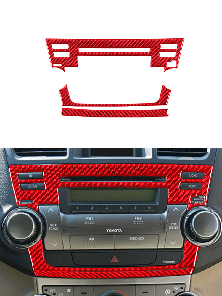 15X Carbon Fiber Front Dashboard(4WD) Cover For Colorado 2004-12/ for Canyon 2005-12 v