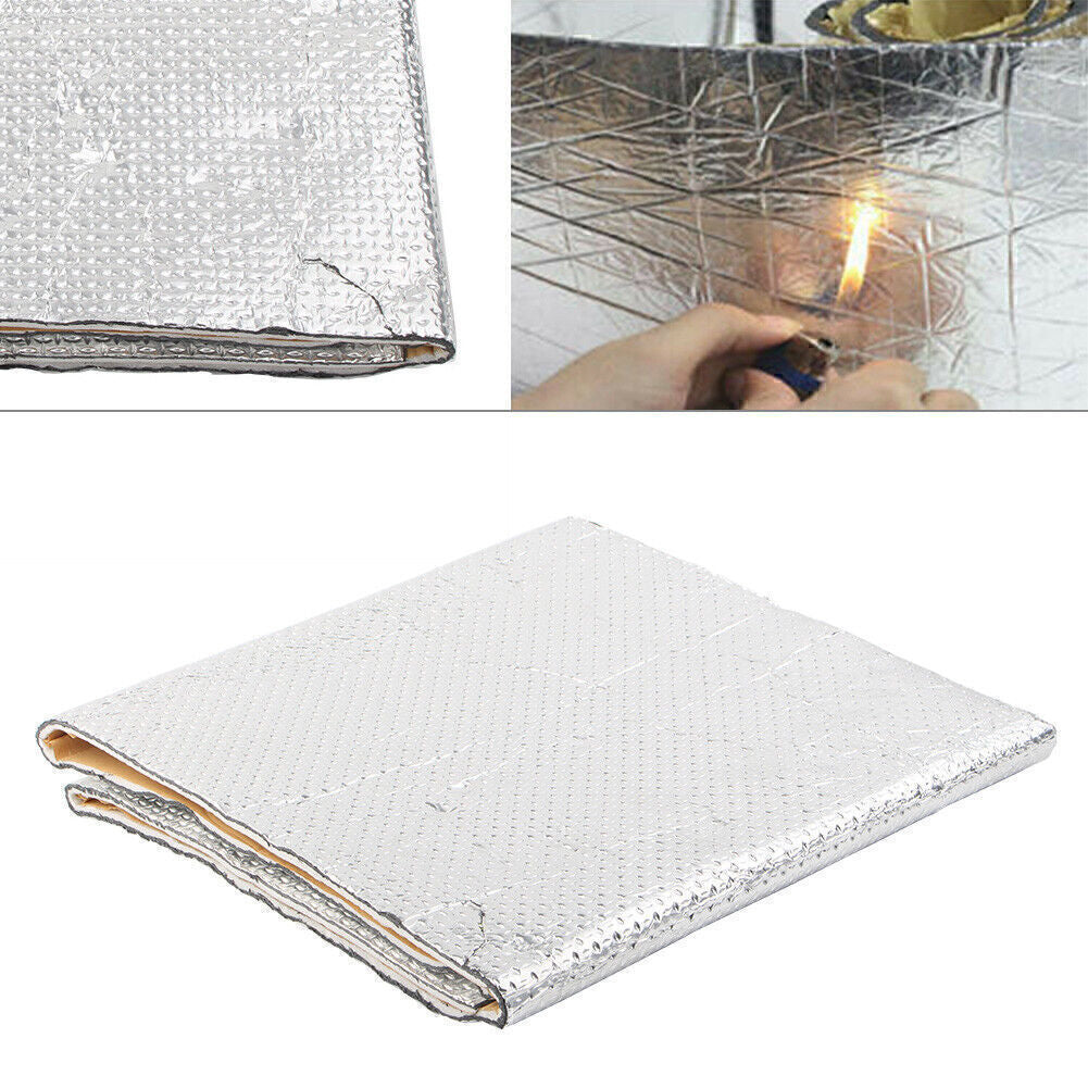 Fairing Pre Grade Heat Shield Cover Self Adhesive Sheet Protector Fit ATV Bike Q