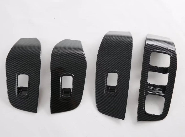 For 2024 for MG HS Accessories Switch Panel Cover Carbon Window Glass Lift Button