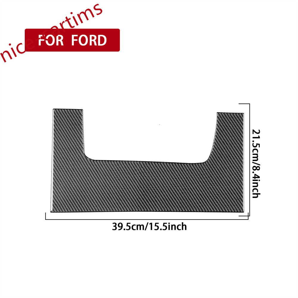 Carbon Fiber Steering Wheel Lower Panel Trim for Ford F150 2009-2014 Accessories