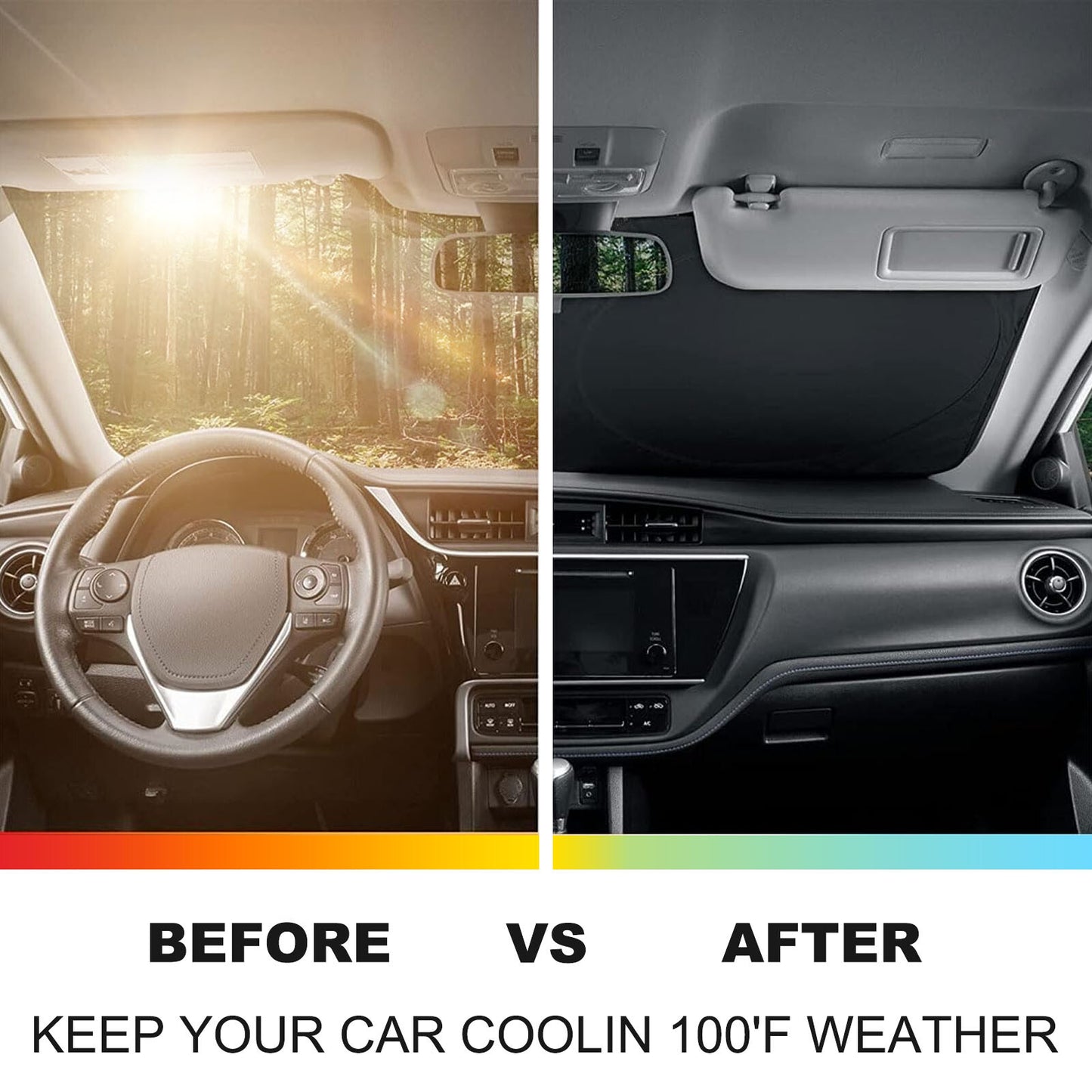 Front windshield sun visor sunshade suitable for Kluger 2023-2024 n