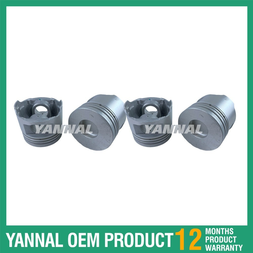 4-piece 14B piston kit STD 13101-58040-50 for Toyota Diese engines