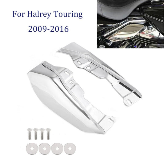 Mid-frame air deflector heat shield chrome alloy suitable for Harley Touring Street Glide 09-up- n
