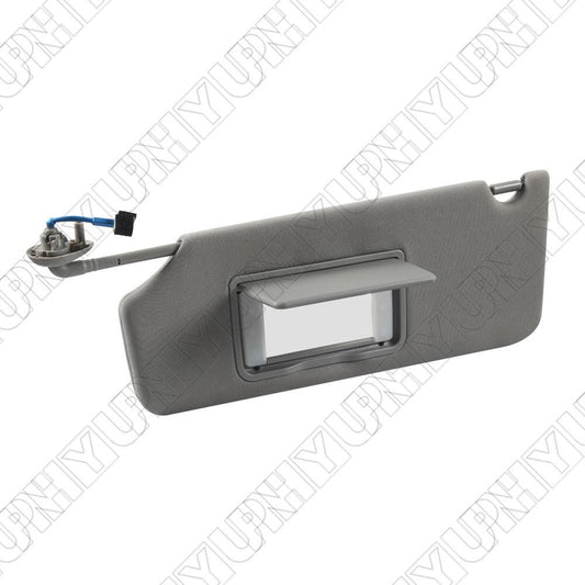 83280TG7A12ZB Left Driver Side Sun Visor Gray for Honda Pilot Ridgeline 2017-22 Q