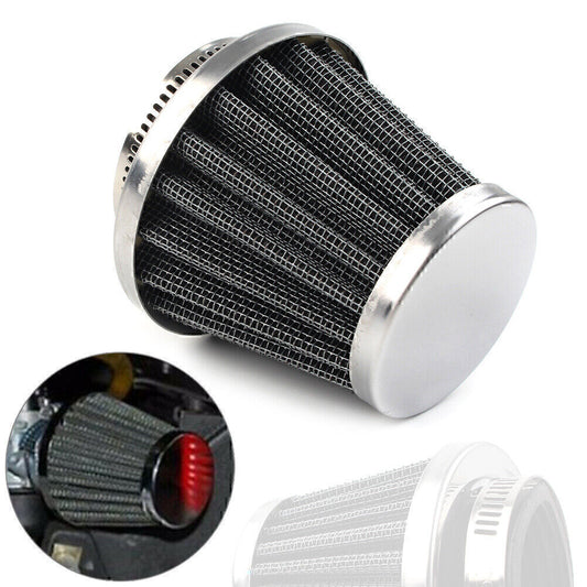 42mm Chrome Motor Air Filter Cleaner Dirt Pit Quad ATV Bike Buggy Go Kart Q