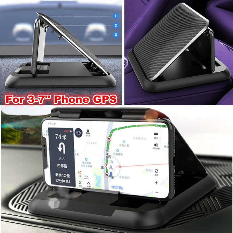 Car Dash GPS Cell Phone Mount Holder Dashboard Phone Holder Silicone Stand