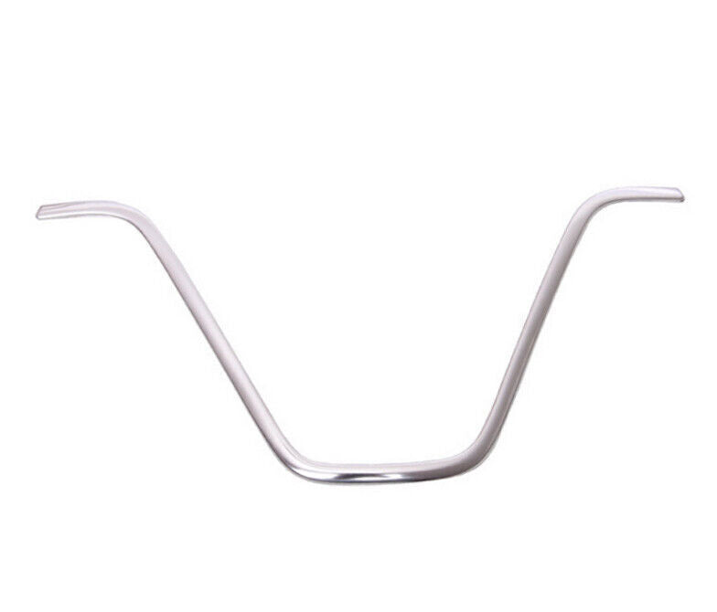 Steering Wheel U Type Strip Cover Trim for Kia K3 Forte 2014-2018 Chrome Steel