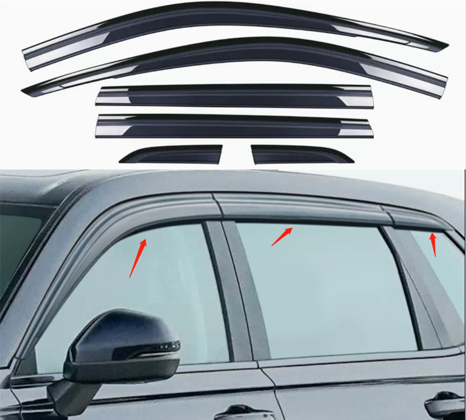 Window Visor Vent Shades Sun Rain Guard Cover Black For 2023-2024 for Honda CR-V CRV