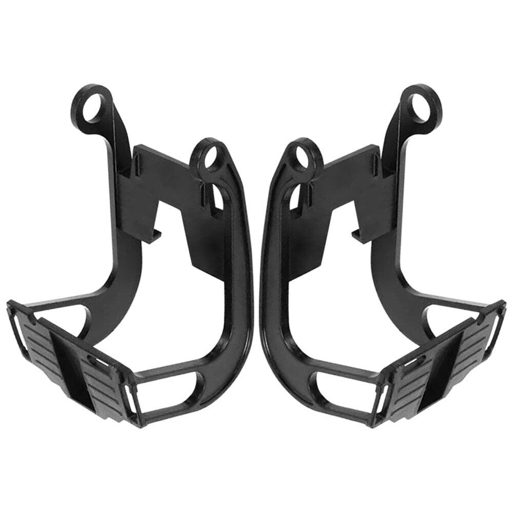 Pair Black Headlight Washer Cover Lever For 2011-2016 528i 535i 550i 535d M5