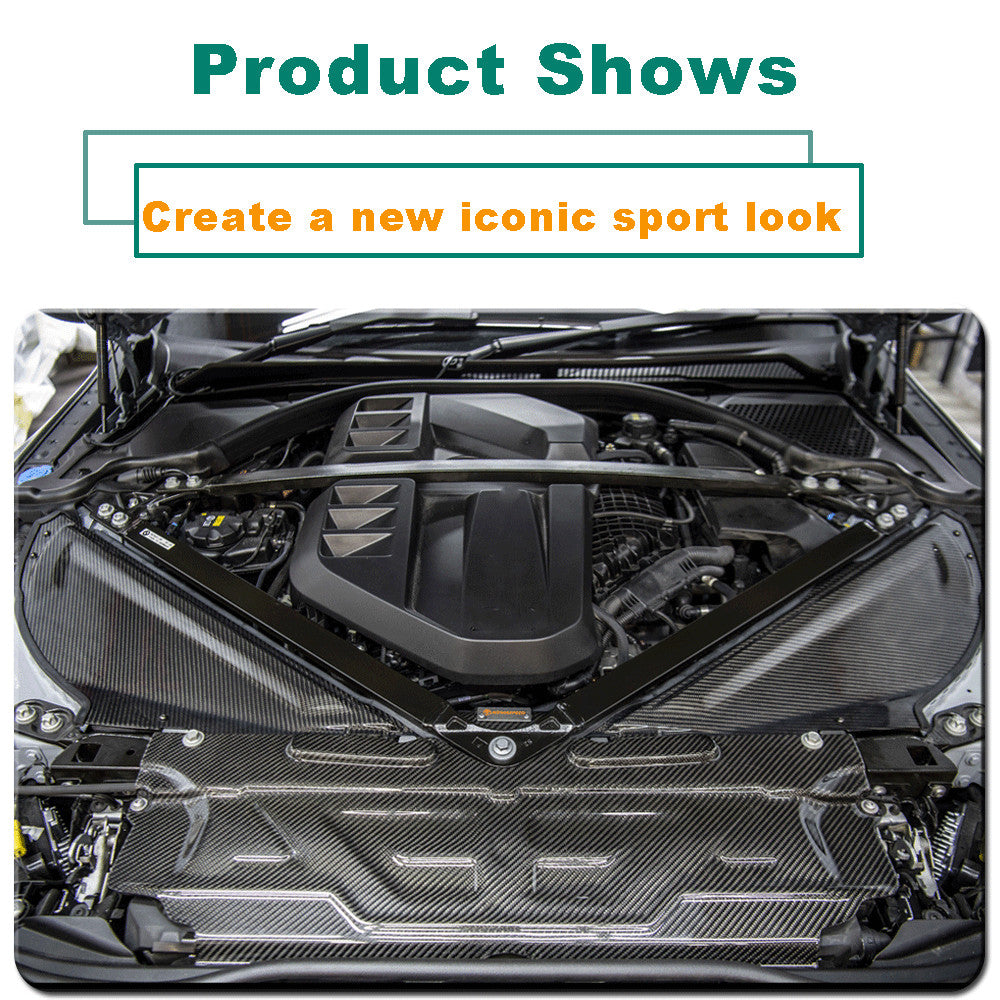 for BMW G80 M3 G82 G83 M4 2021-23 Dry CARBON FIBER Front Engine Hood Panel Cover