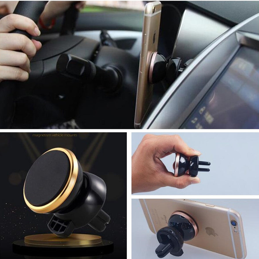 Magnet Car Holder Air Vent Clip Outlet Mount Magnetic Phone Mobile Holder Stand