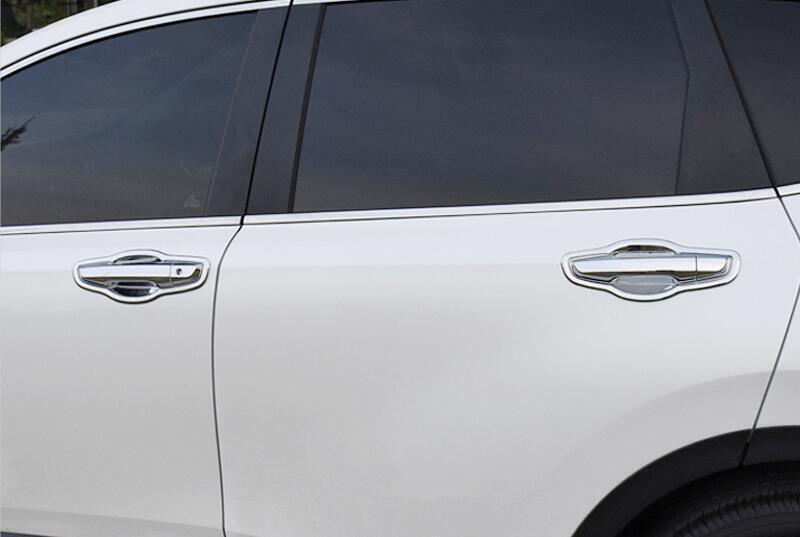 Carbon Fiber Exterior Door Handle Molding Cover Trims for Honda Accord 2008-2012 v