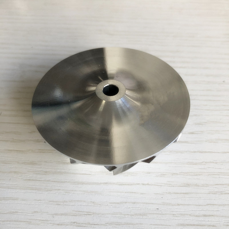 TD05H Reverse 7+7 Insert 49.33/65.00 mm Turbine Milling/Burnt Compressor Wheel