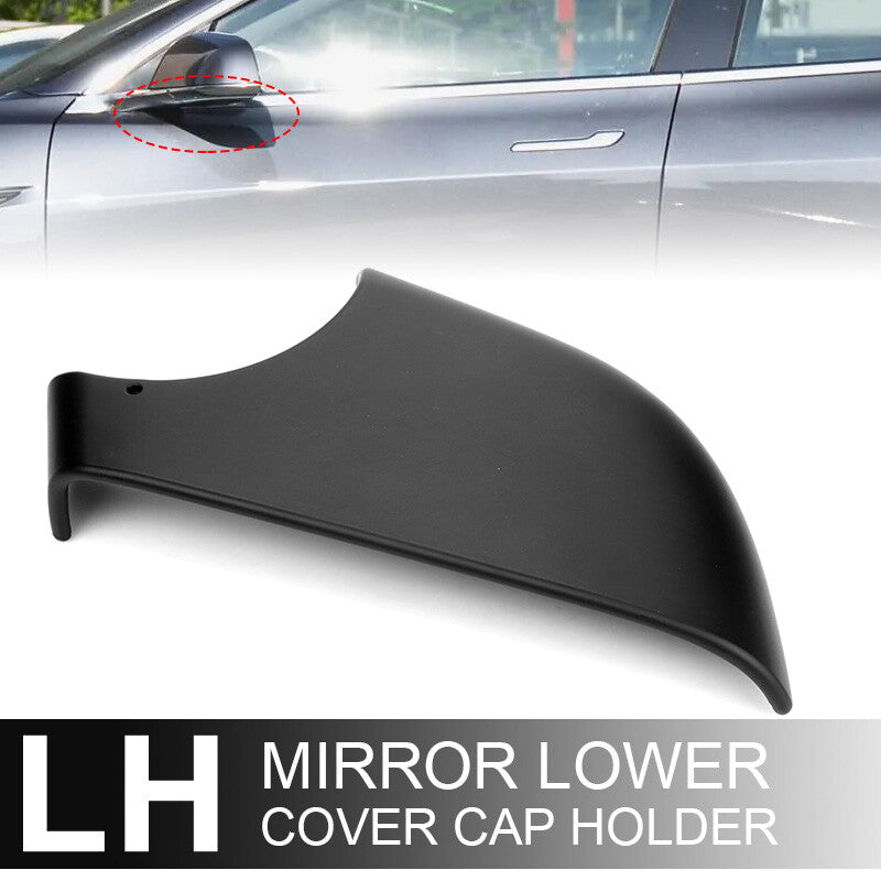 Left Driver Side Door Wing Mirror Cover Lower Holder For 2017-2022 for Tesla Model 3