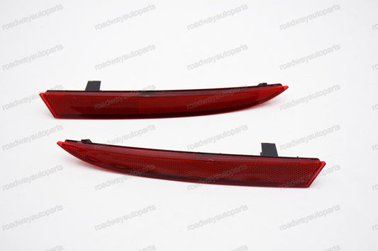 1Pair Red Lens Rear Bumper Reflector Light Lamps Fit for Honda Accord PHEV 2014 Q