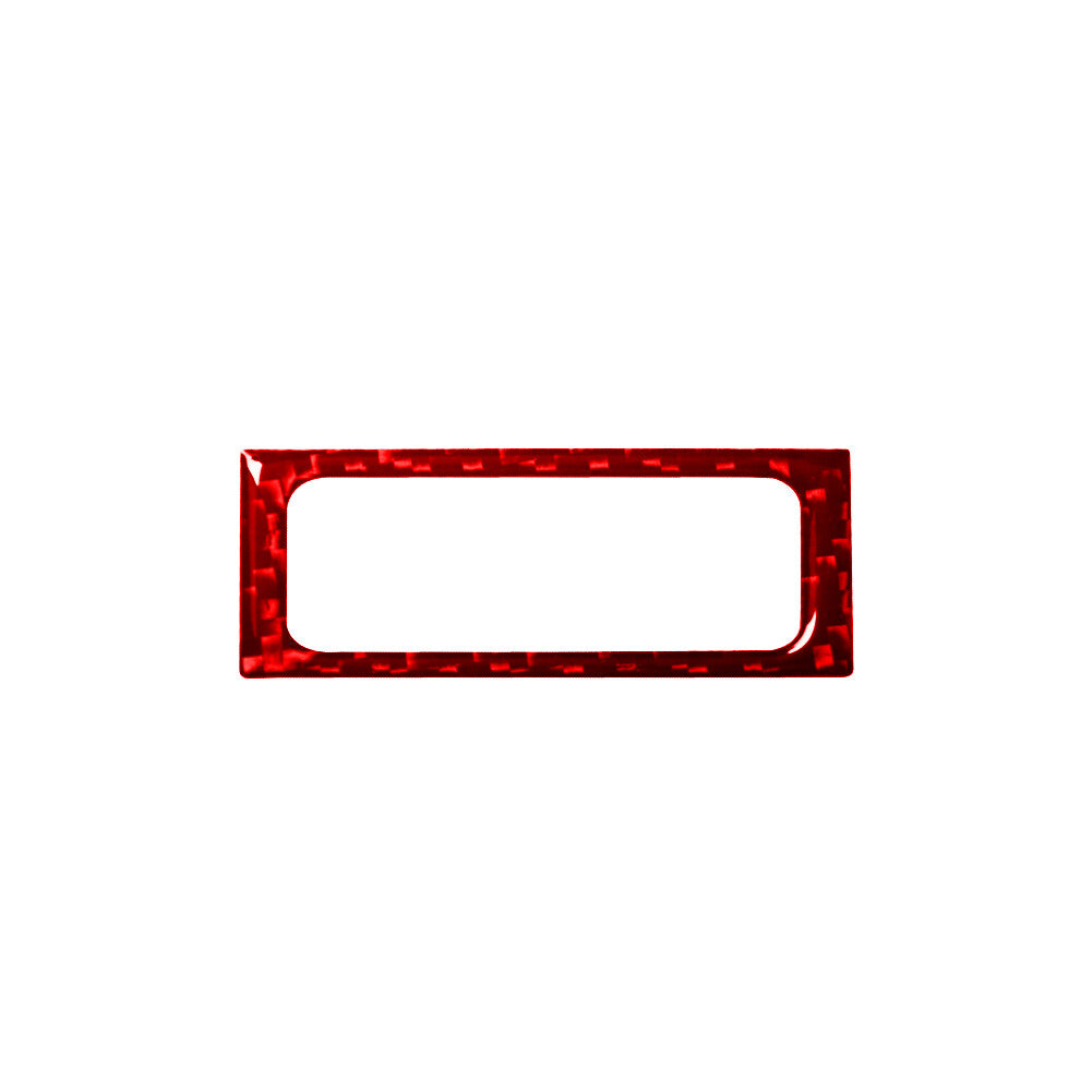 Red Carbon Fiber Radio With Navigation Trim for Jetta Sedan Type C v