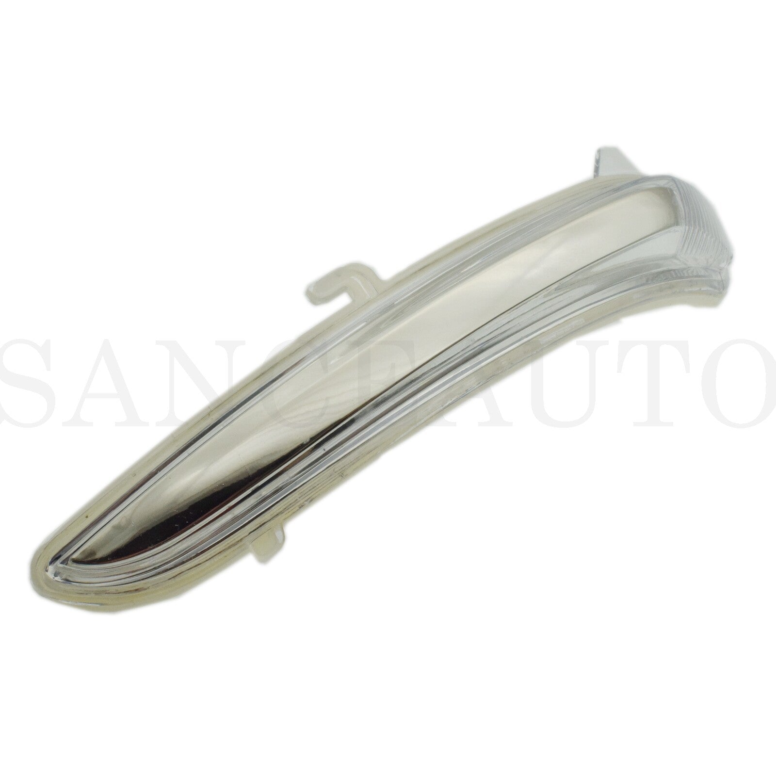 Left-side clear rearview mirror light and turn signal light lens for Peugeot 208 (2012-17) n