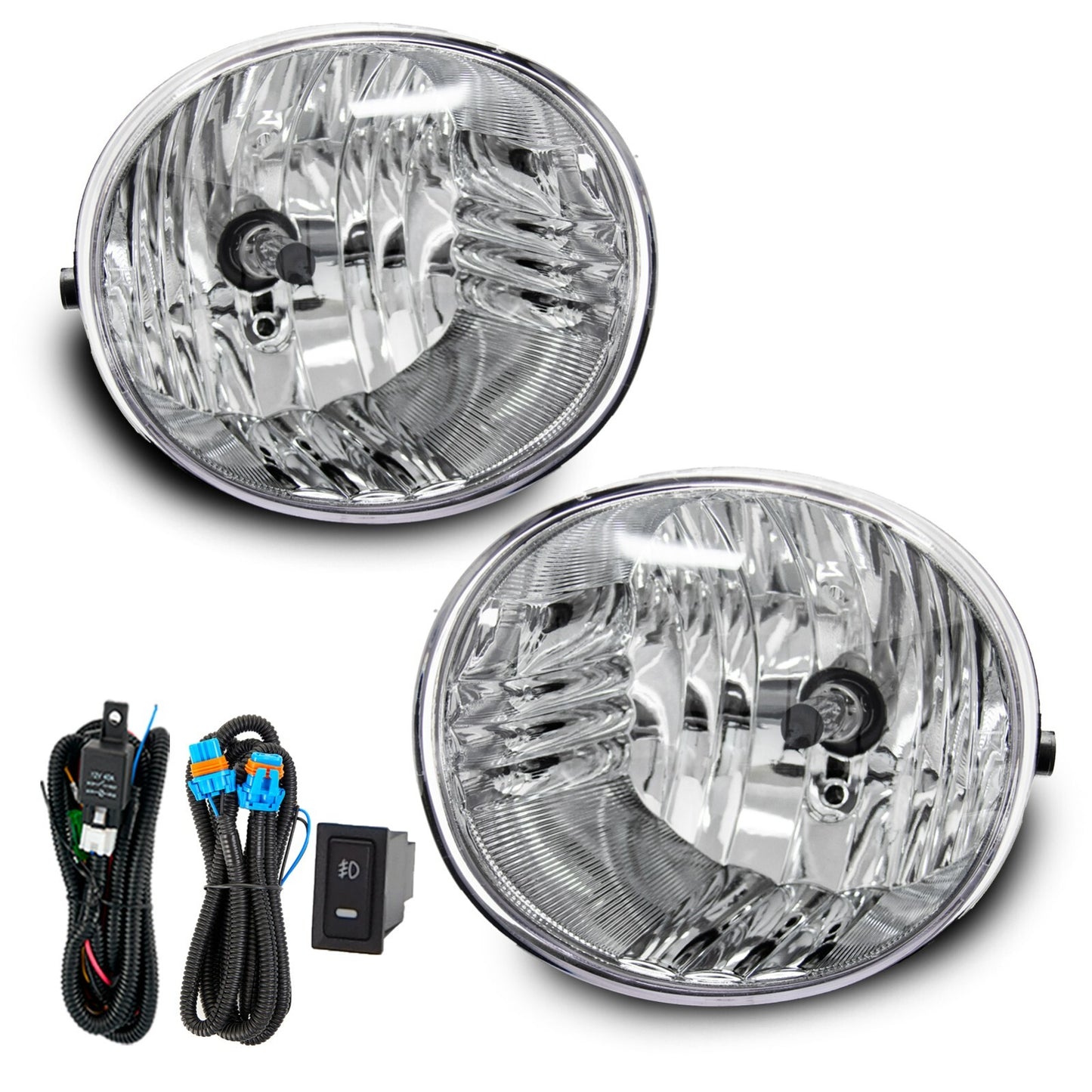 A pair of 04-05 for Rav4/05-07 for Avalon fog lights front bumper lights - v