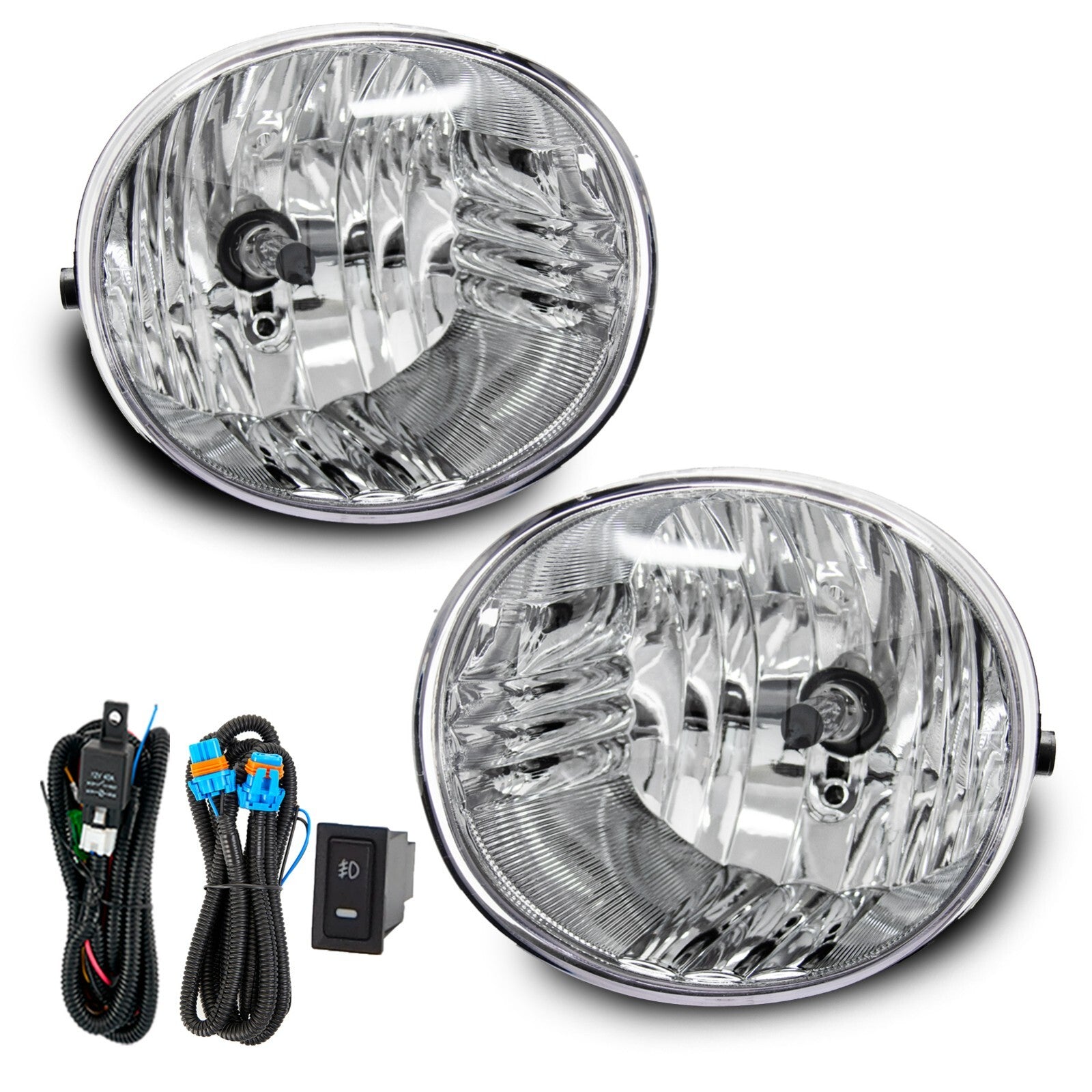 A pair of 04-05 for Rav4/05-07 for Avalon fog lights front bumper lights - v