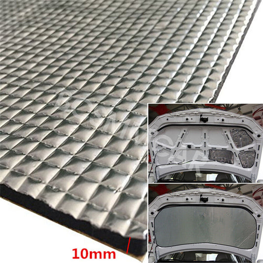10MM Car Hood Deadener Insulation Heat Shield Mat Firewall Protection 1X1.4M Q