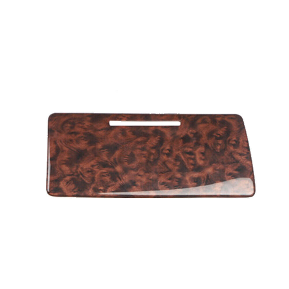 Interior Console Storage Box Cover Trim Fit for Cadillac XTS 13-17 Brown Wood