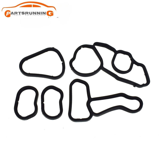 5pcs Oil Cooler Filter Housing Gasket Seal for BMW 116i 118i 120i N13 F20/F21 Q