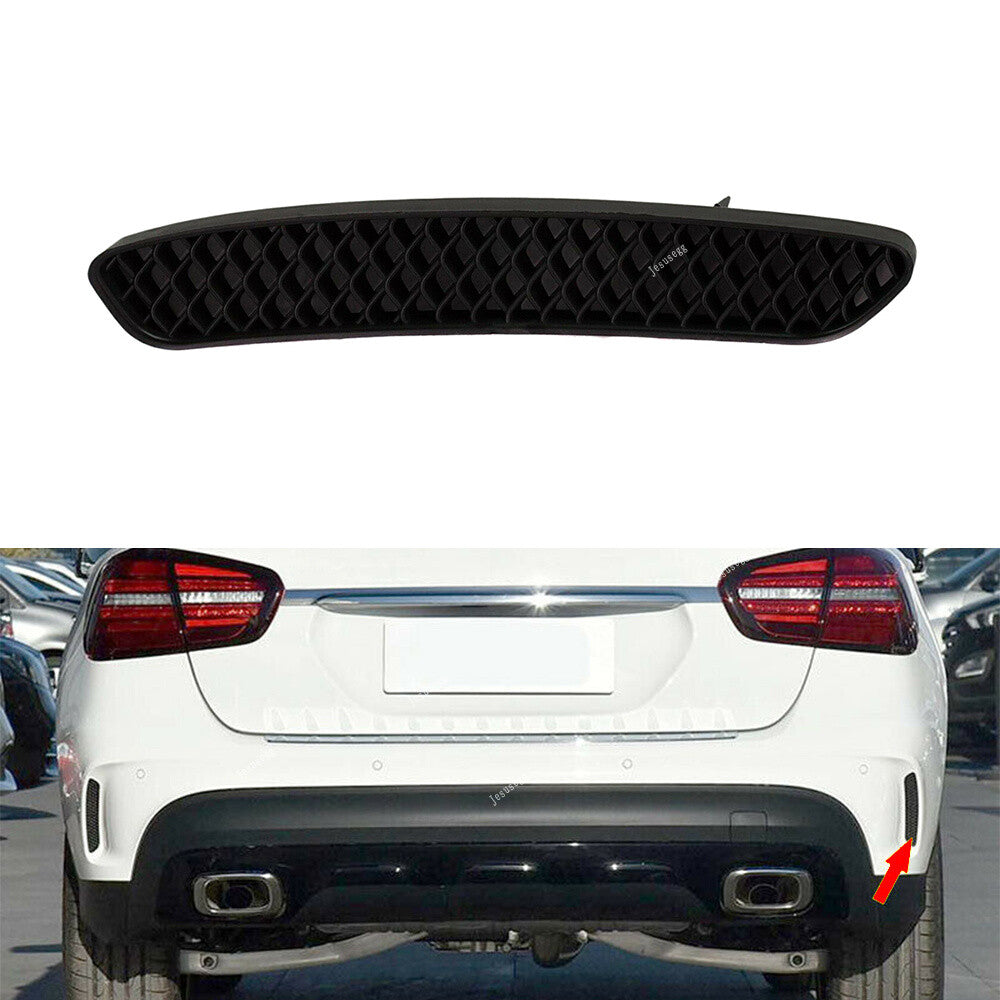 Rear Right Bumper Side Grill Insert Trim for Benz 15-19 GLA250 15-19 GLA45 AMG Q