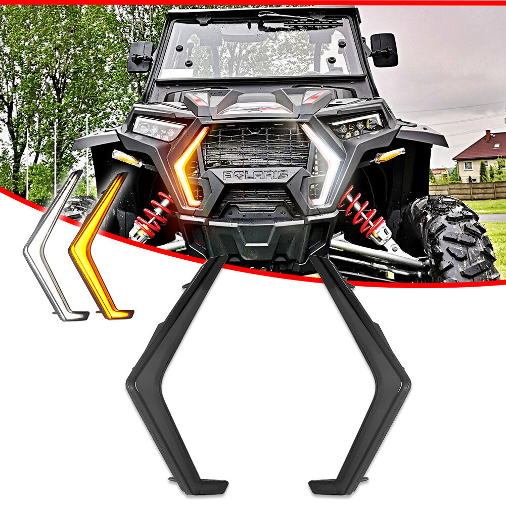 Front Accent DRL Signal Light Pair Kit for 2019-22 for Polaris RZR XP 1000 XP 4 Q