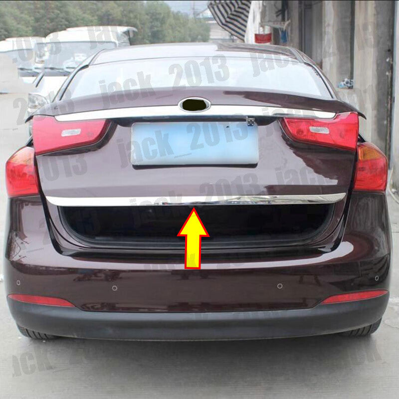 for Kia Forte Cerato K3 2012-2018 Steel REAR TRUNK TAIL GATE DOOR LID COVER TRIM