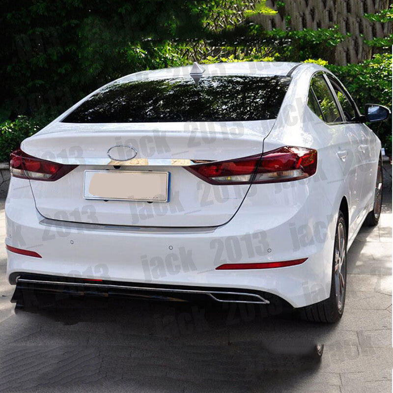 for Hyundai for Elantra 2016-2020 Stainless Rear Trunk Tailgate Boot Grab Trim Cover