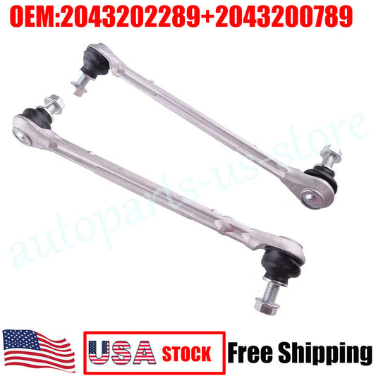 New Front Left  Right Sway Bar Link Kit for Mercedes W204 C300 C350 2008-2017