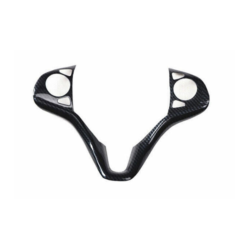 for Honda HR-V 2016-2021 Carbon Fiber Steering Wheel Moulding Cover Trim 1PCS 1x