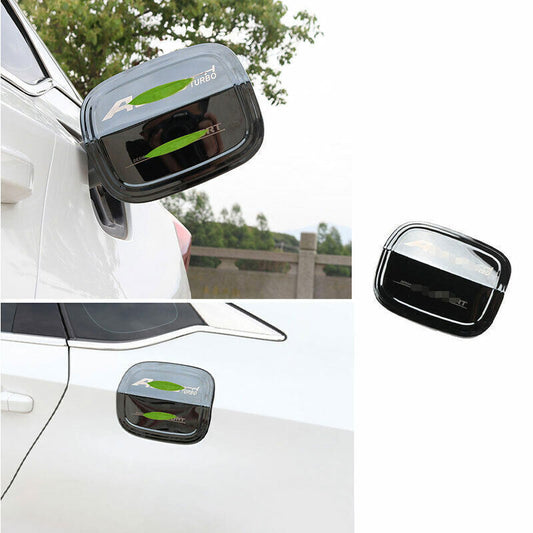 For 2014-17 for Honda Accord 9th Black Steel Outside Fuel Oil Tank Cap Cover Trim 1X