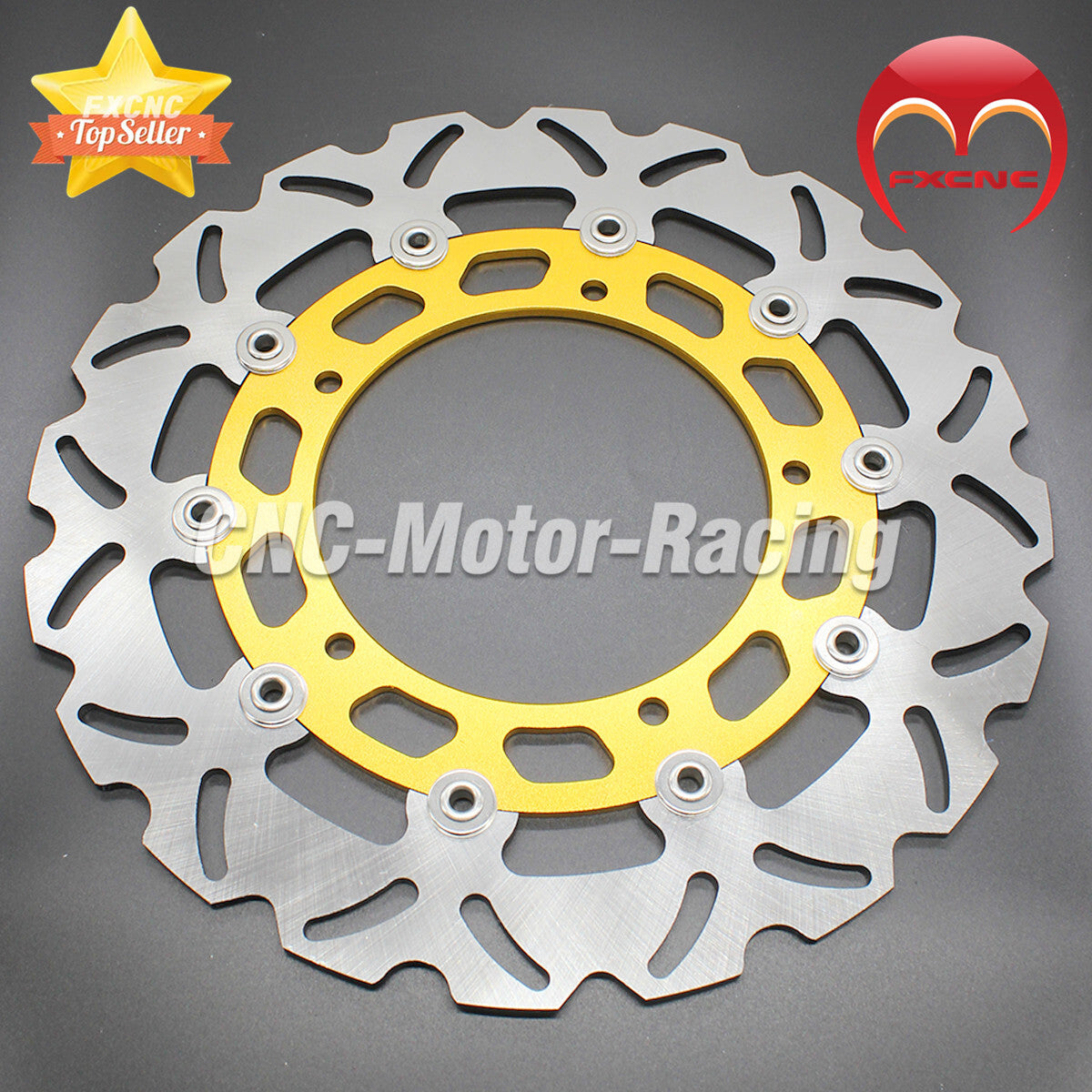 Motorcycle model suitable for Yamaha YZF R15 2013 - 2021 2020 Gold front and rear brake rotor discs