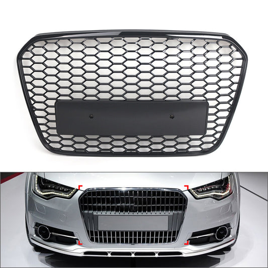 Front Bumper Radiator Grille Mesh Grill for Audi A6 S6 C7 US EU2012-2015