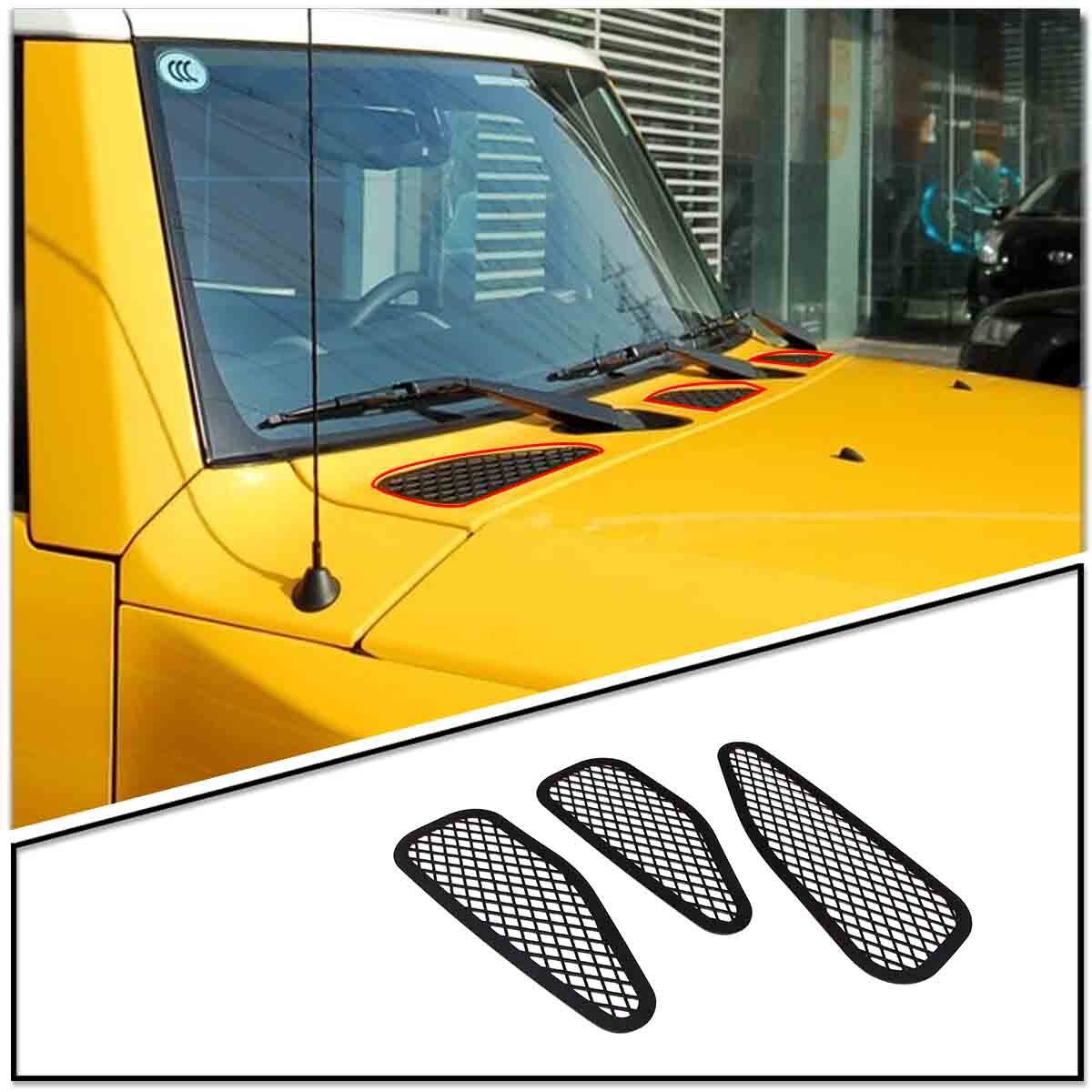 ABS smoked black front fog light cover trim bezel for Corvette C6 05-13