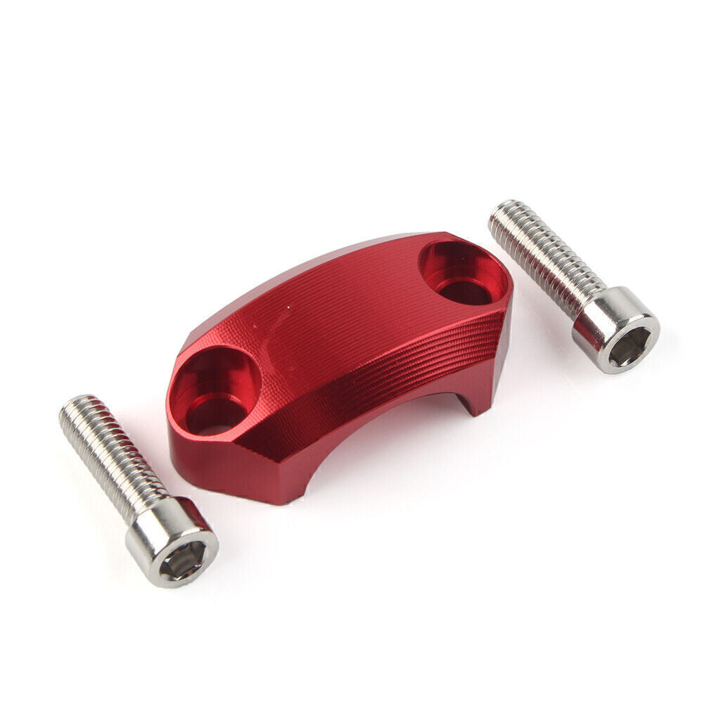 22mm Master Cylinder Perch Clamp Cover Red for Suzuki DR-Z400 S/SM GSX-R600 750