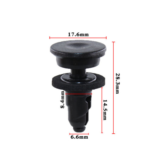 10 Car Cowl Panel Windshield Roof Moulding Clips for Honda