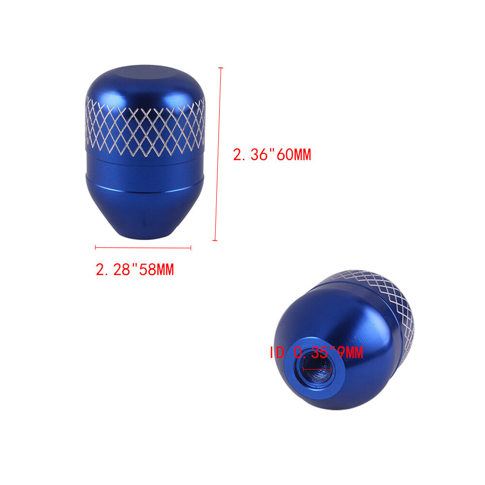 Aluminum Blue Gear Shift Knob Weighted Shifter For M10P1.5