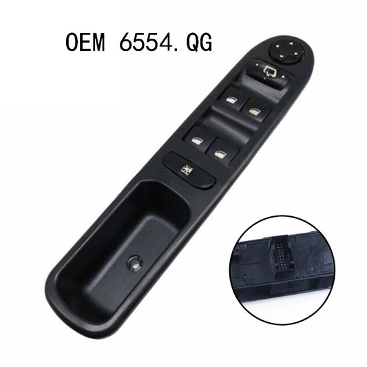 for PEUGEOT 207 2008-2014 1 6554.QG Power Window Master Switch Driver Side Left